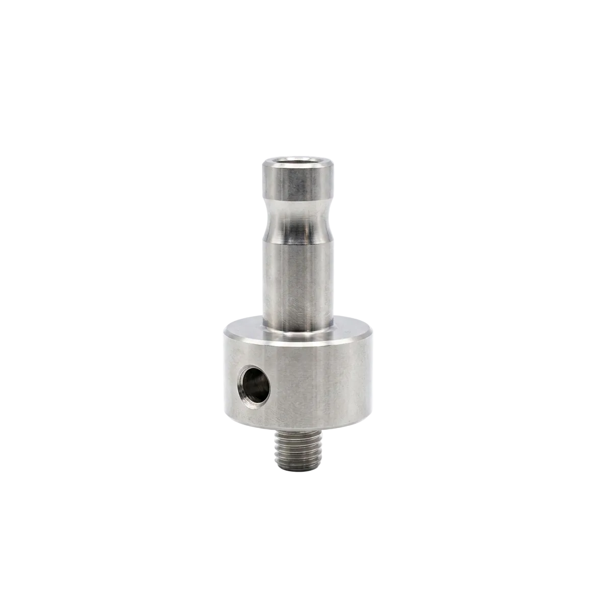 Spiggot 8mm thread stainless steel adapter for survey equipment