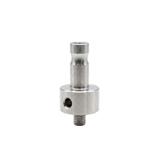 Spiggot 8mm thread stainless steel adapter for survey equipment
